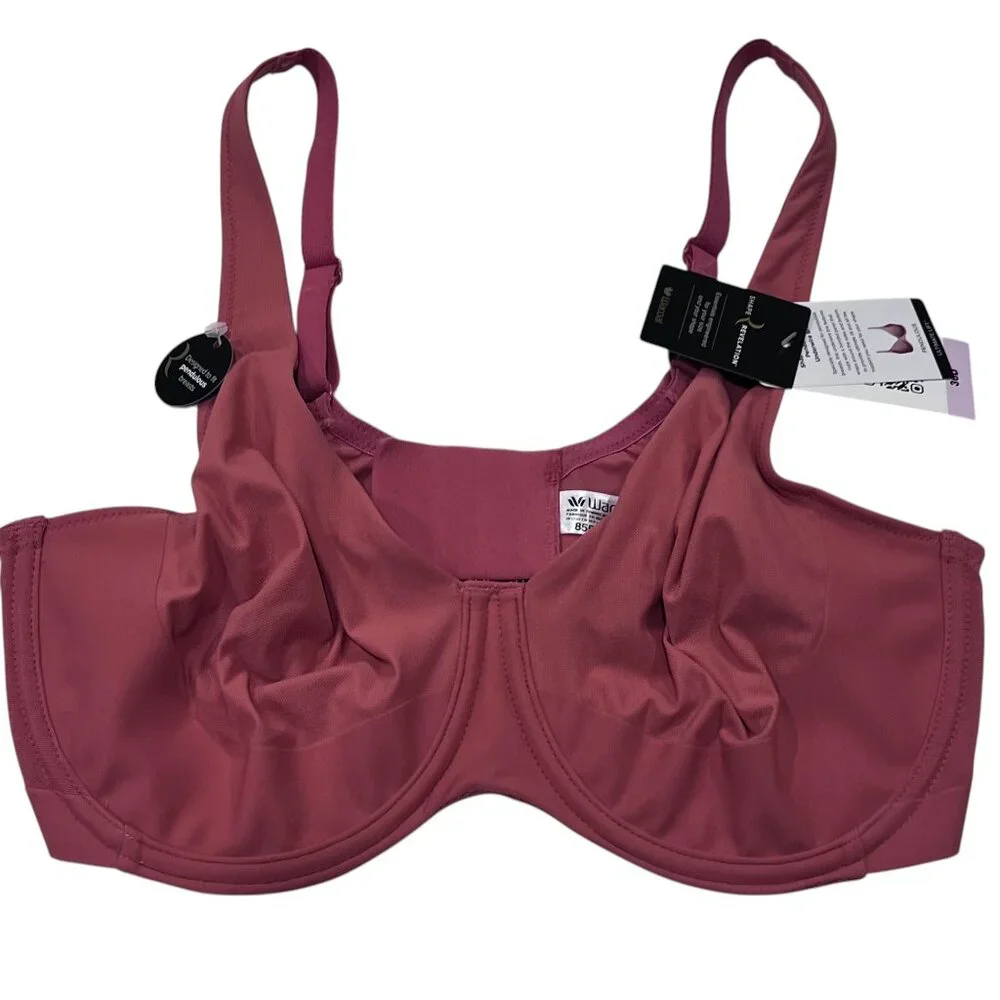 Wacoal Shape Revelation Pendulous Underwire Bra, NWT, Rose, 36D